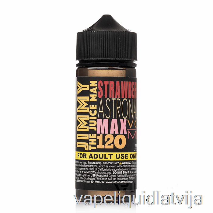 Strawberry Astronaut - Jimmy The Juiceman - 120ml 0mg Vape šķidrums